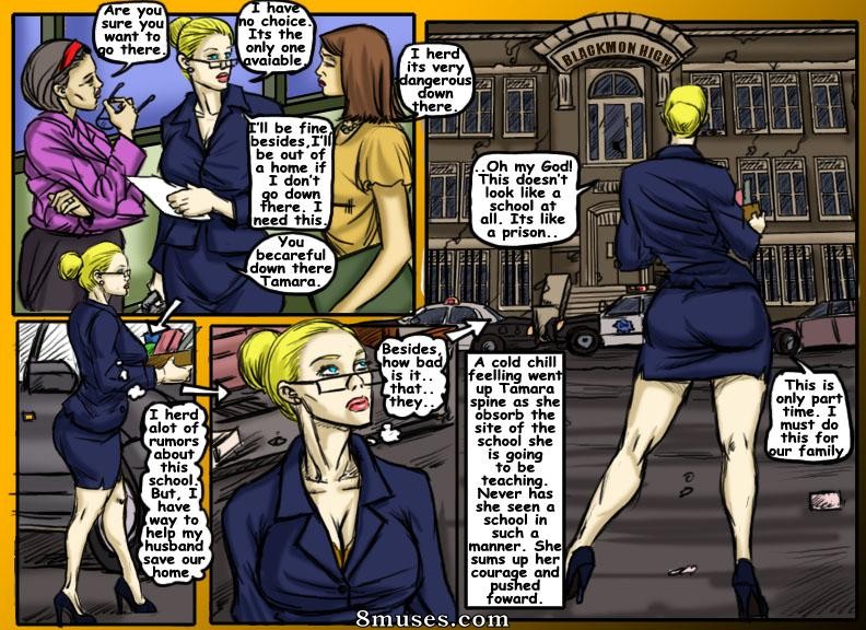 IllustratedInterracial.com Comics - Teach Tamara - Page 2