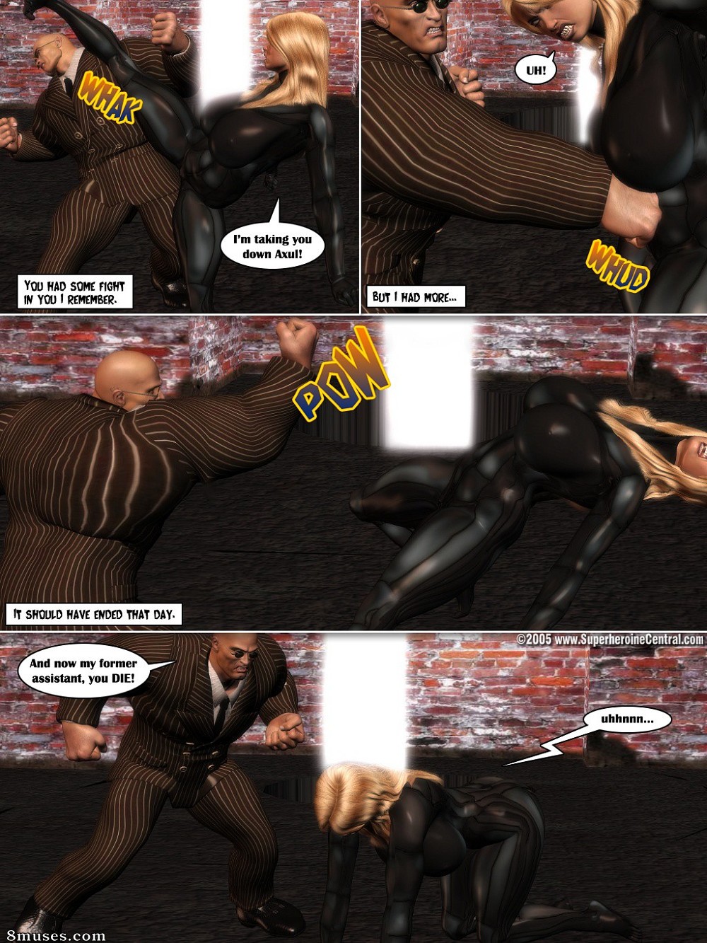 Superheroine Central Comics - A vespa dourada - Página 5