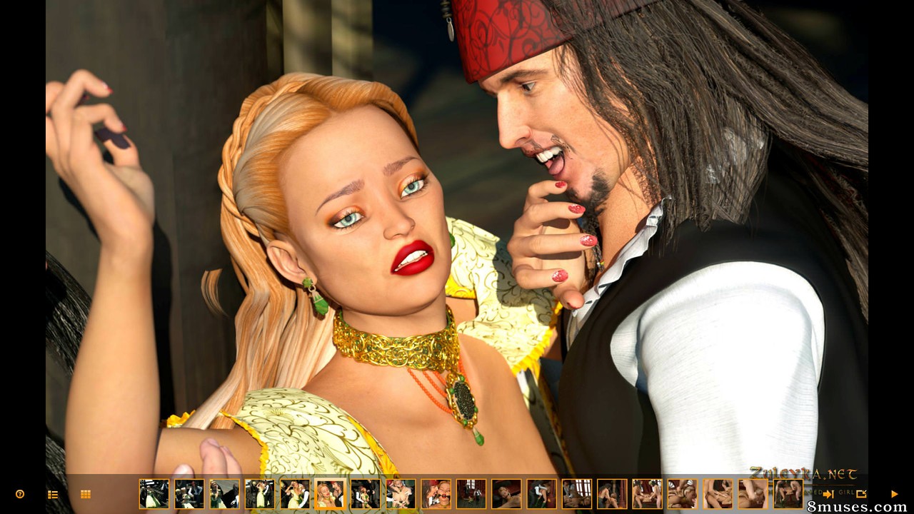 Zuleyka 3D Comics - Placer pirata - Página 6
