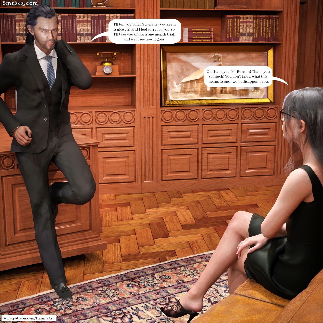 Haunte - The Seduction and Humiliation of Miss Gwyneth Pettifer - Page 3