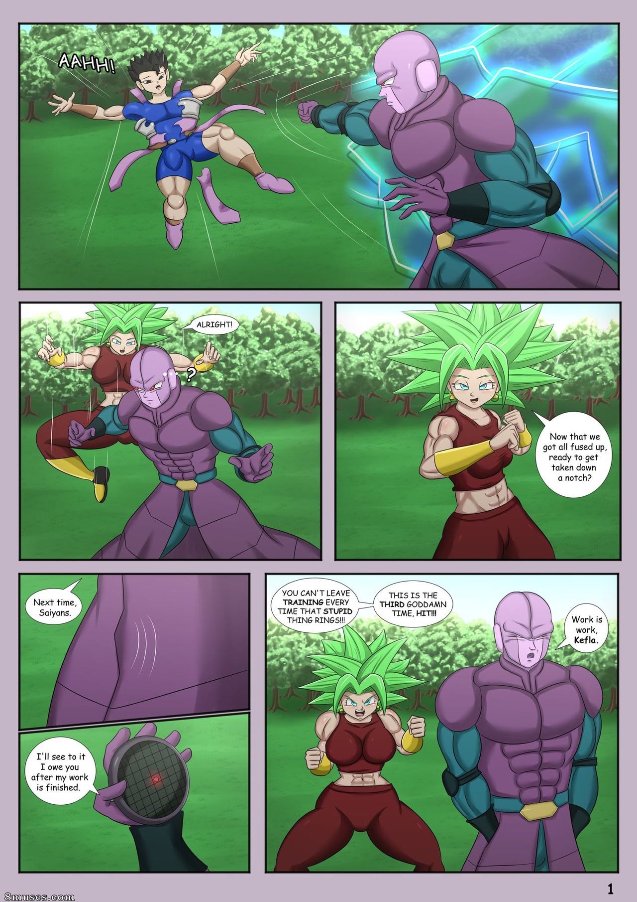 Magnificent Sexy Gals - Battle Tensions - Page 1