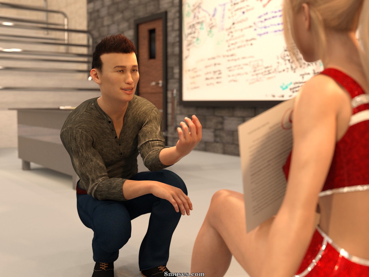 KingOfThaDome - Nerd x Cheerleader - Study Session - Page 9