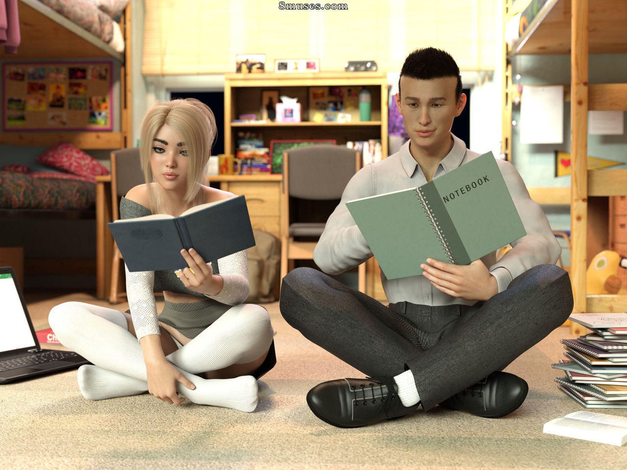 KingOfThaDome - Nerd x Cheerleader - Study Session - Page 16