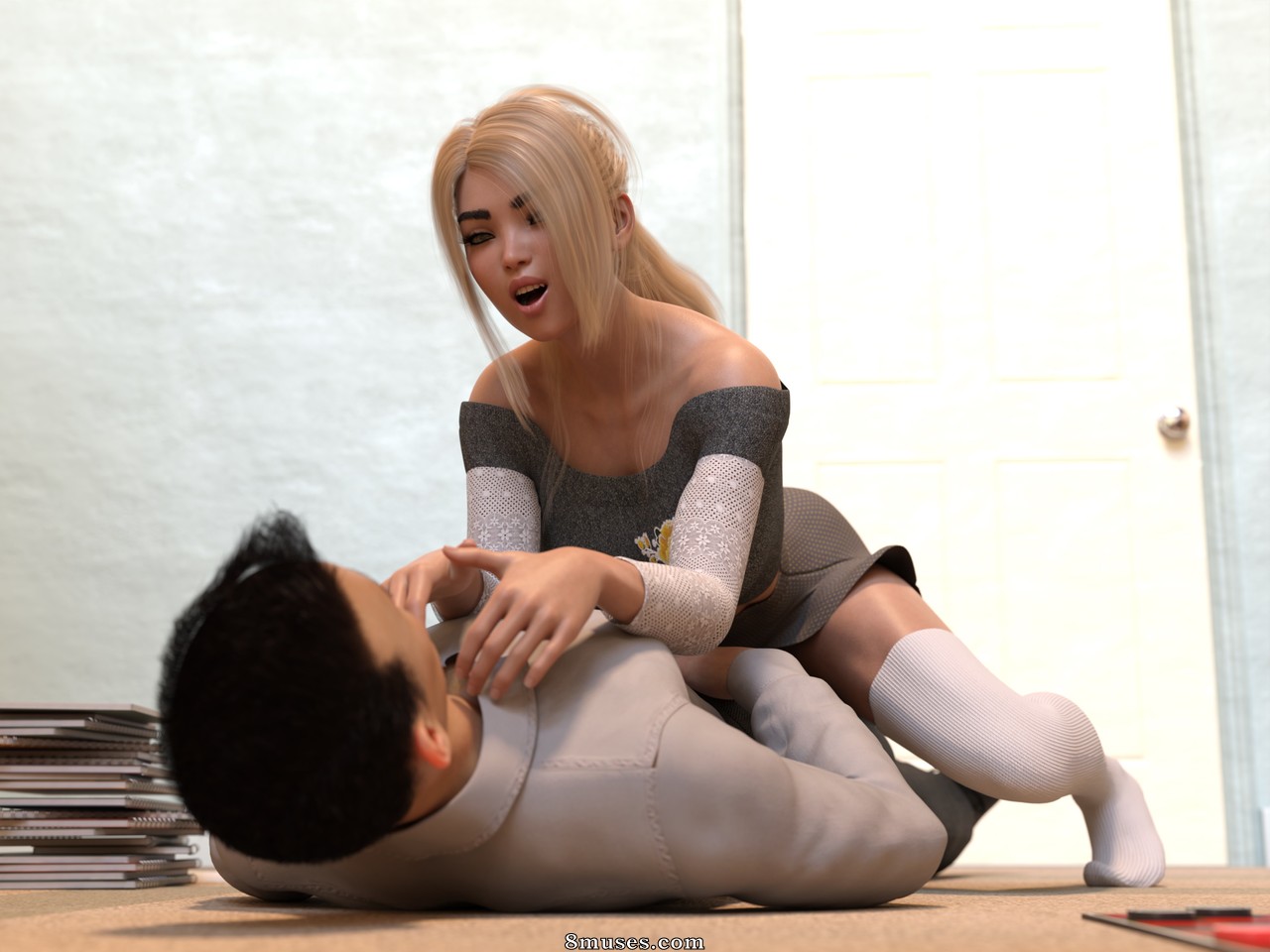 KingOfThaDome - Nerd x Cheerleader - Study Session - Page 25