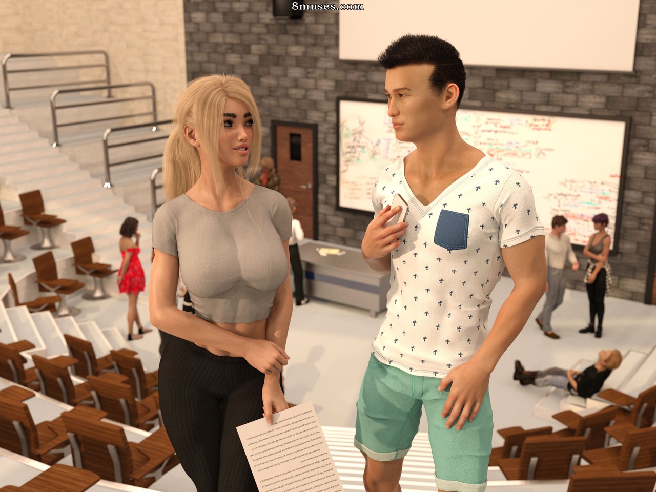KingOfThaDome - Nerd x Cheerleader - Study Session - Page 79