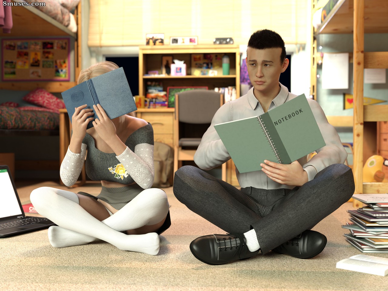 KingOfThaDome - Nerd x Cheerleader - Study Session - Page 18
