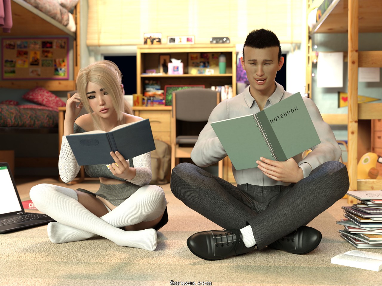 KingOfThaDome - Nerd x Cheerleader - Study Session - Page 17