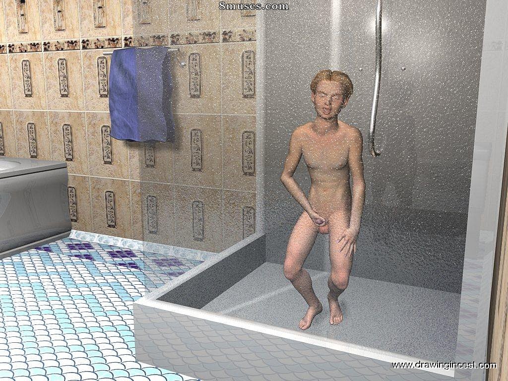 3D - Bathroom procedures make mom and son closer - Page 19
