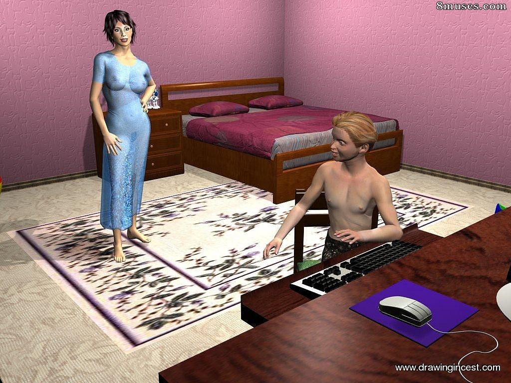 3D - Bathroom procedures make mom and son closer - Page 13