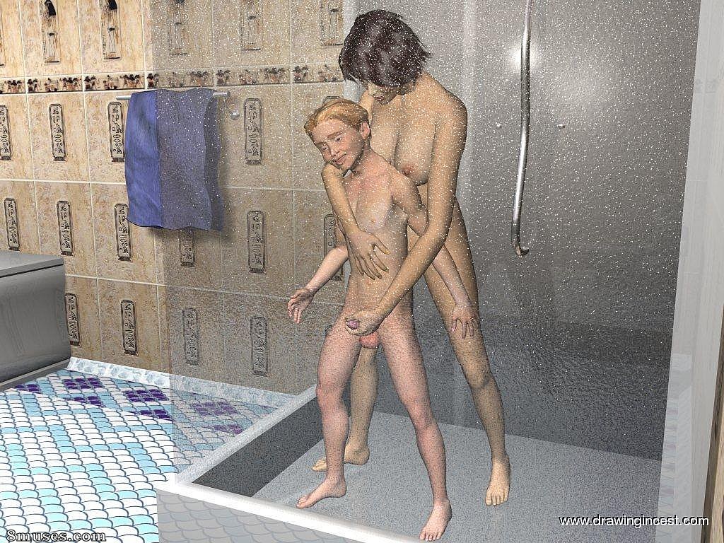 3D - Bathroom procedures make mom and son closer - Page 33