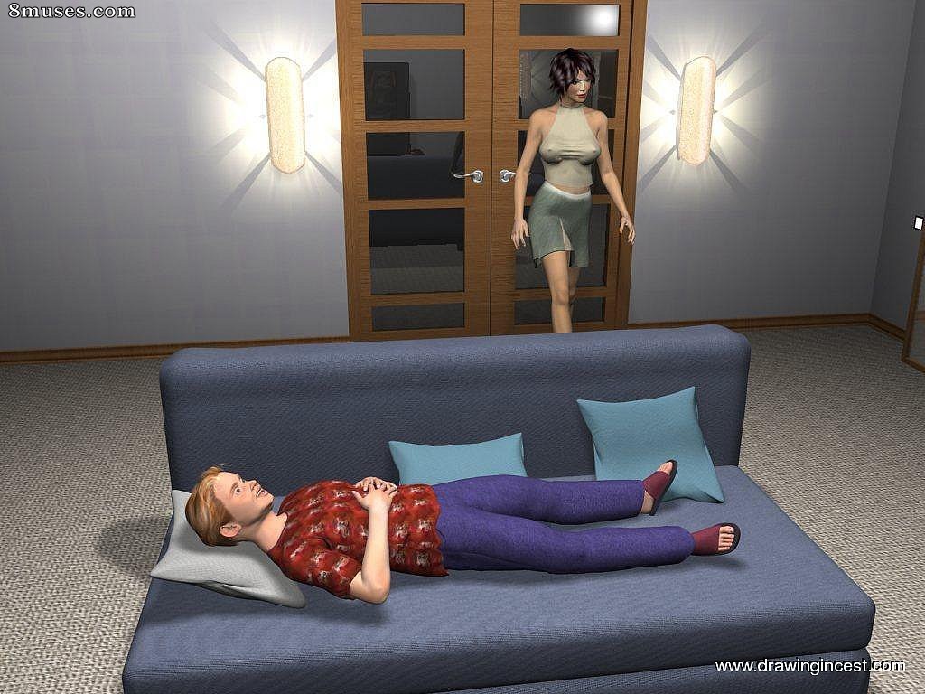 3D - Bathroom procedures make mom and son closer - Page 4