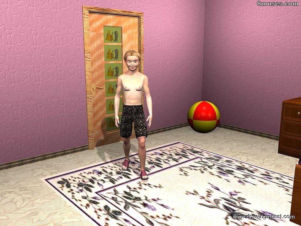 3D - Bathroom procedures make mom and son closer - Page 11