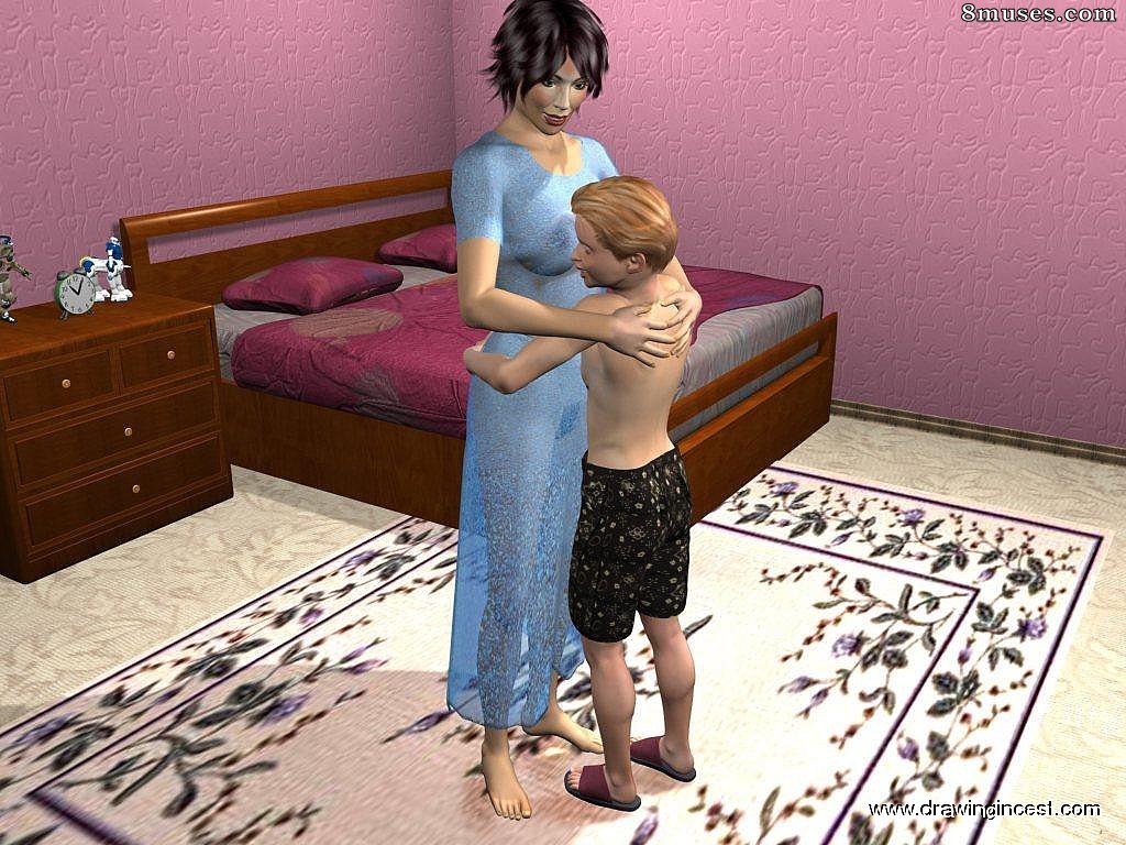 3D - Bathroom procedures make mom and son closer - Page 14