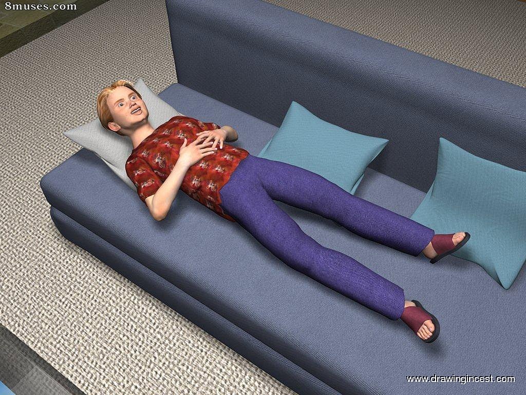 3D - Bathroom procedures make mom and son closer - Page 3