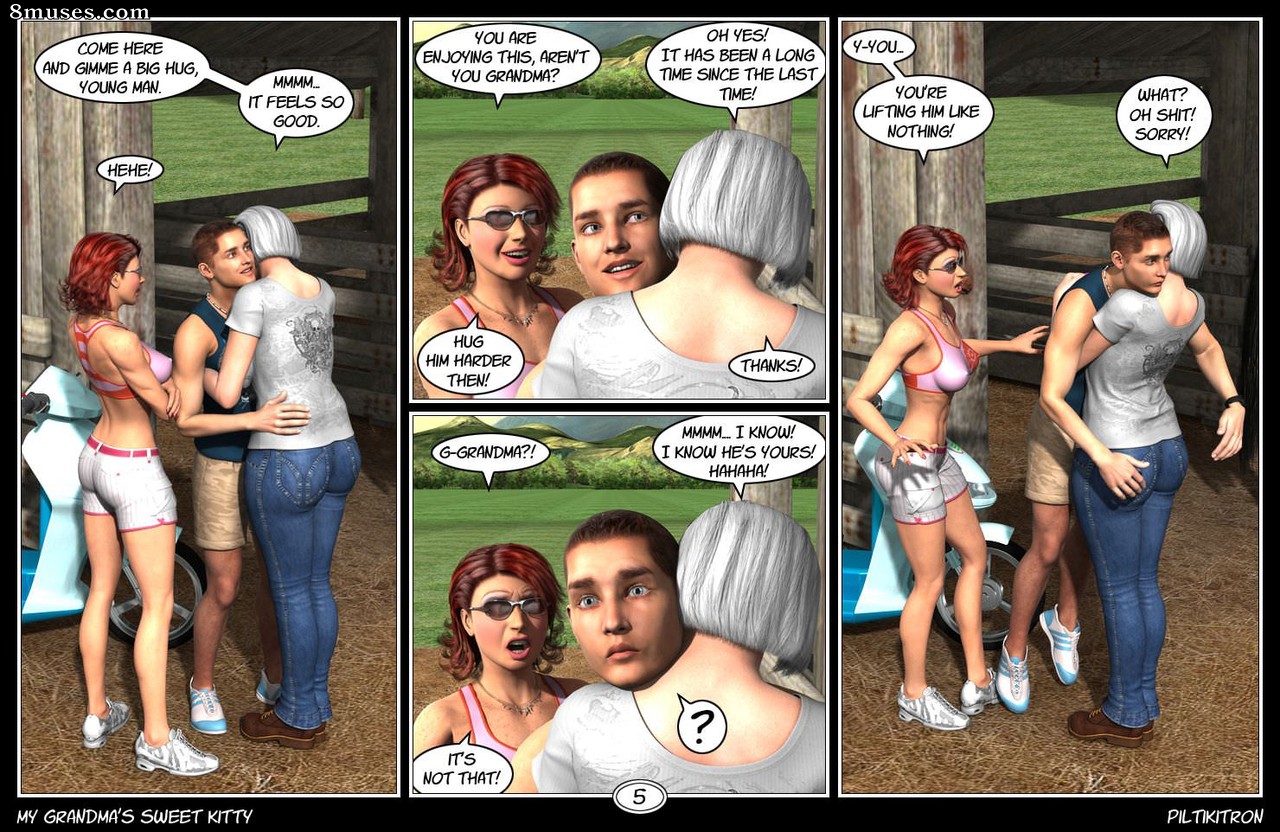 Piltikitron Comics - My Grandma's Sweet Kitty - Page 6