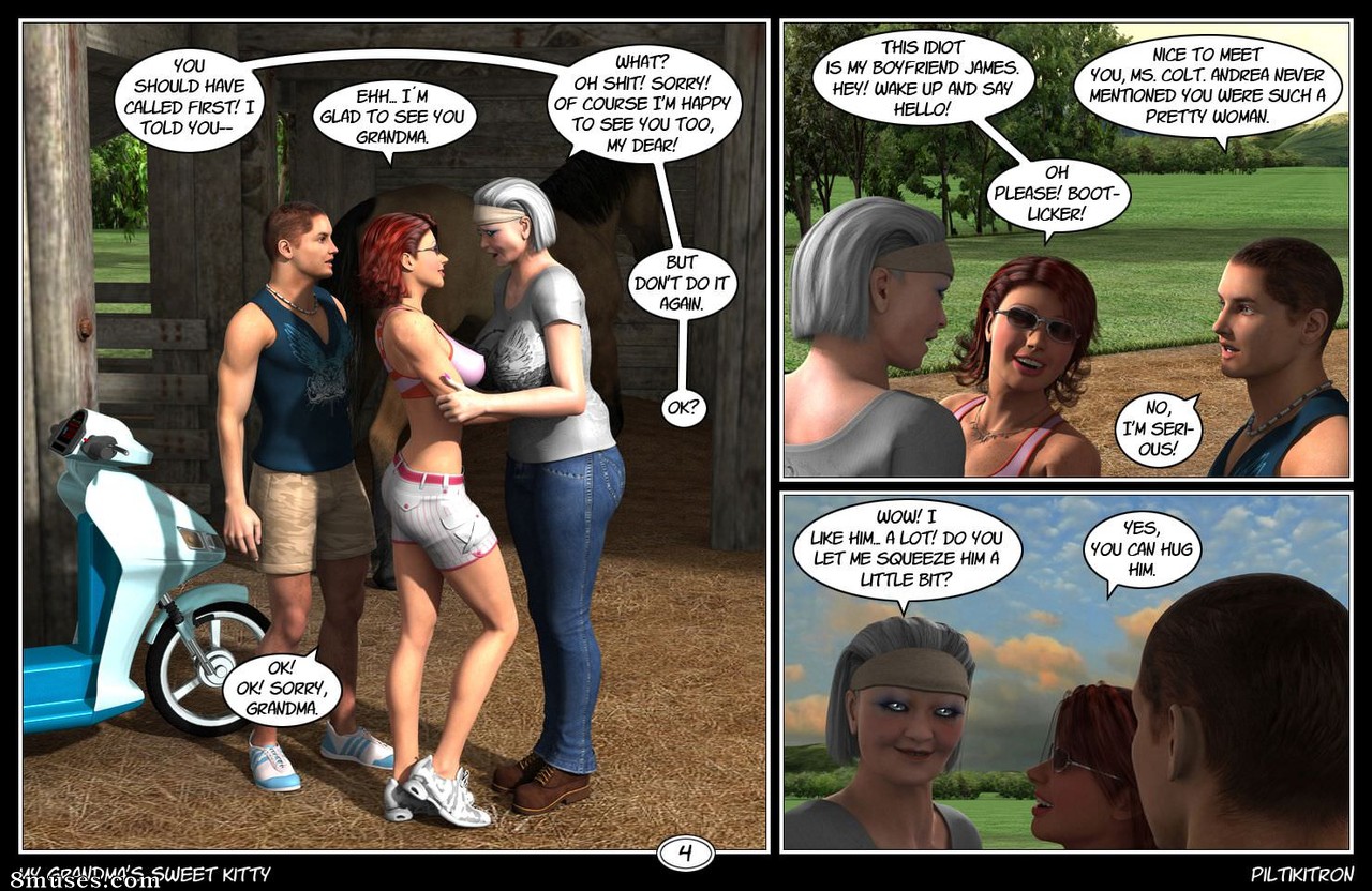Piltikitron Comics - My Grandma's Sweet Kitty - Page 5
