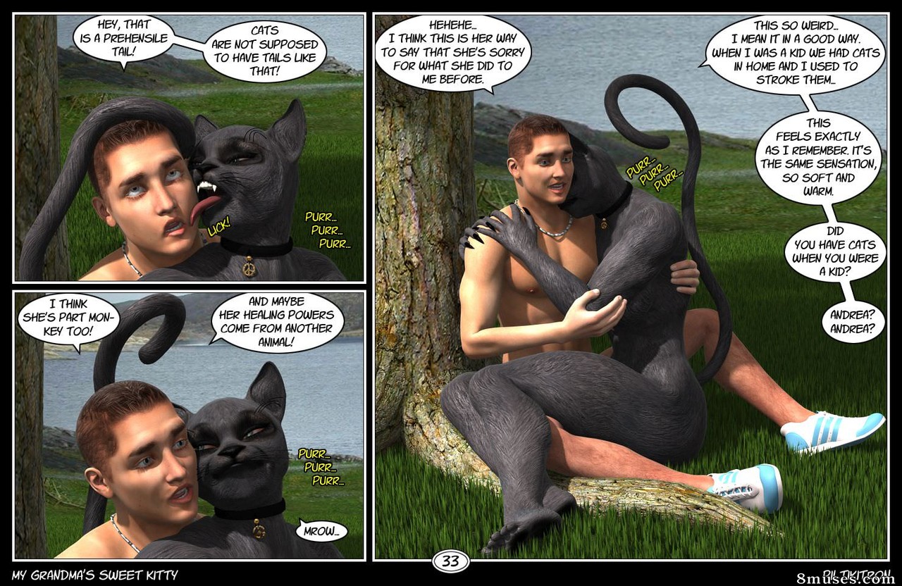 Piltikitron Comics - O gato doce da vovó do meu amigo - Página 34
