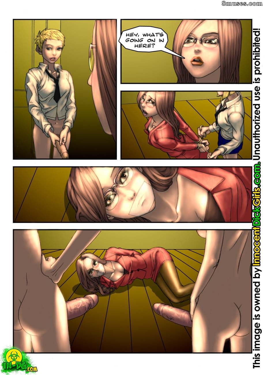 Innocent Dickgirls Comics - The Student Teacher - Page 8