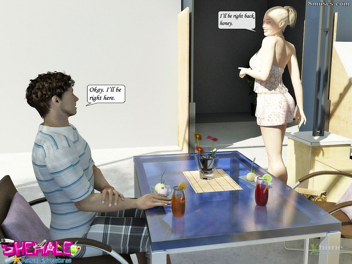 Shemale Sexual Adventures - Bar - Page 7