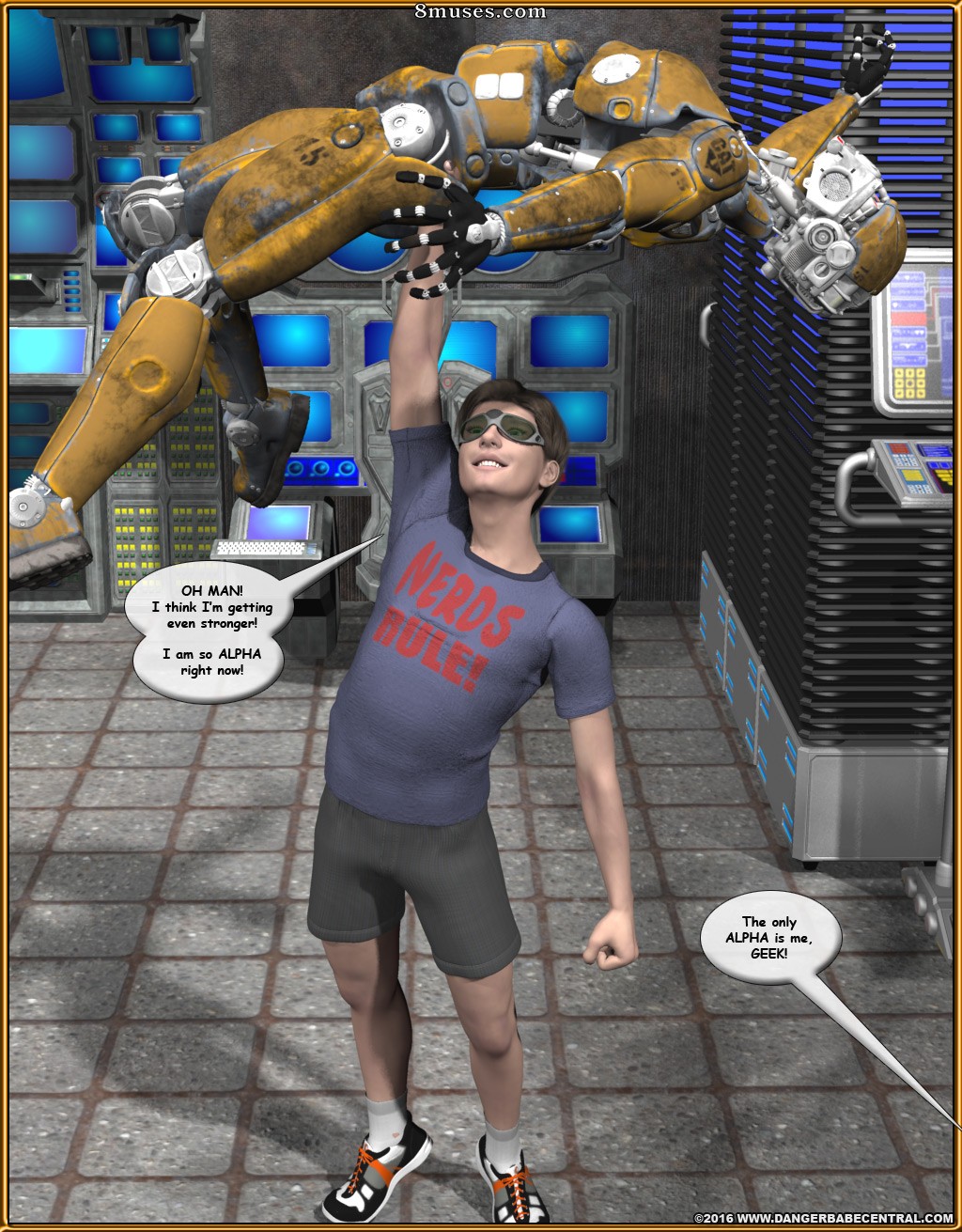 3D - Alpha Woman & Alpha Girl - The Geek Wins The Day - Page 44