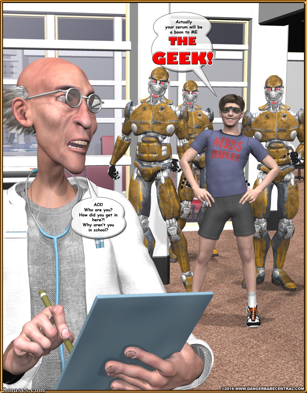 3D - Alpha Woman & Alpha Girl - The Geek Wins The Day - Page 3