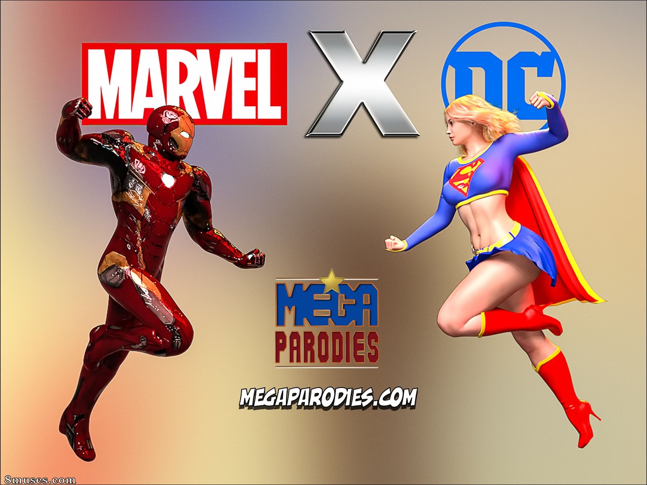 Mega Parodies Comics - Marvel x DC - Page 1
