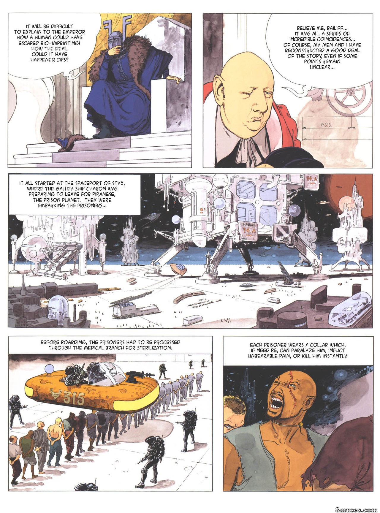 Milo Manara Comics - Piranese - El planeta prisión - Página 6