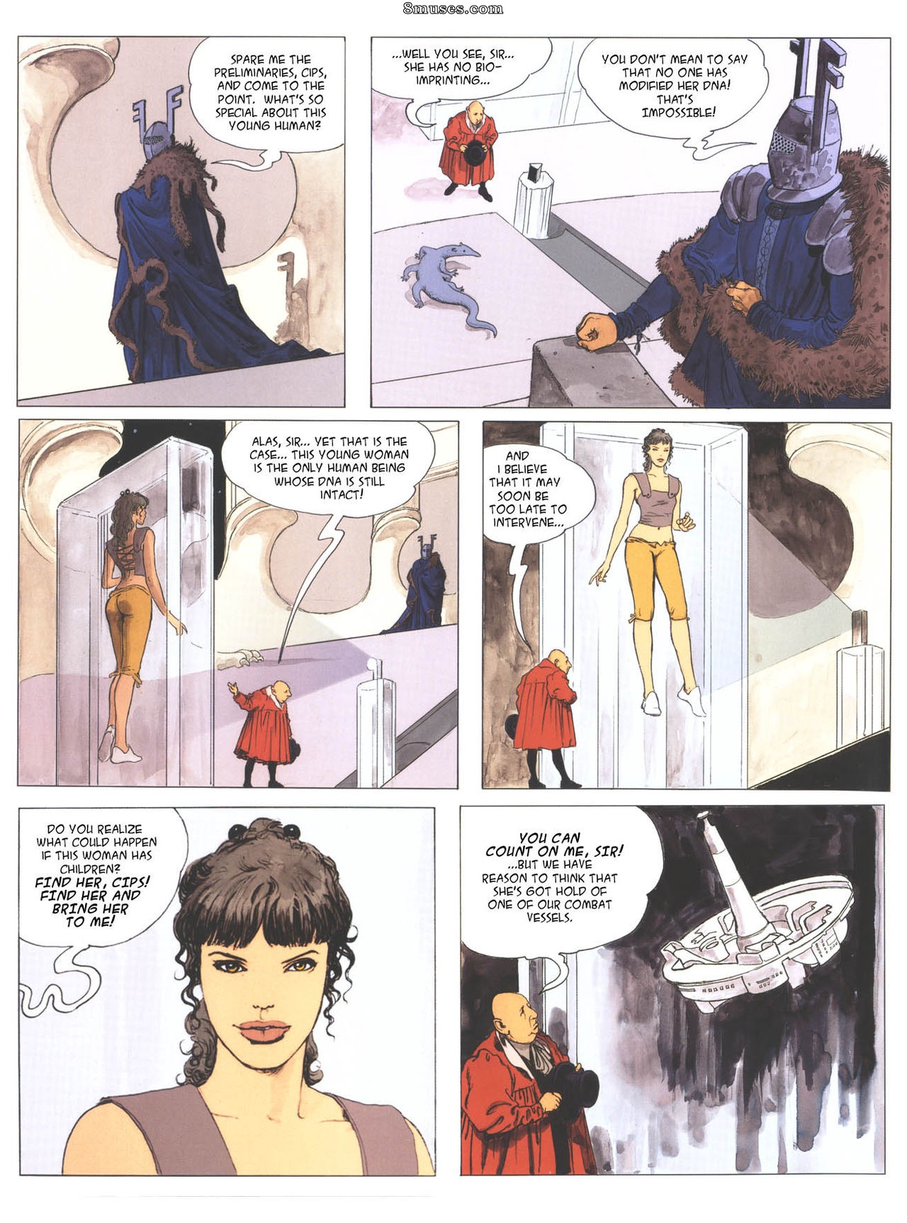 Milo Manara Comics - Piranese - O planeta prisão - Página 5