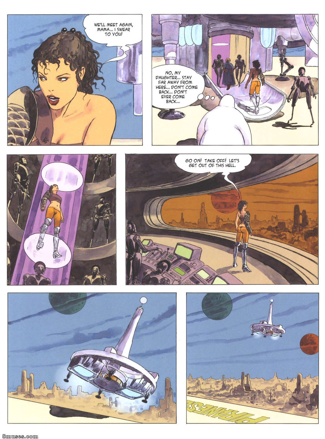Milo Manara Comics - Piranese - O planeta prisão - Página 33