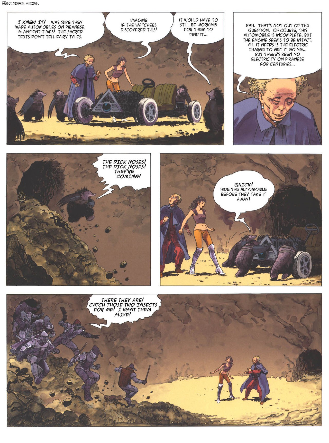 Milo Manara Comics - Piranese - The Prison Planet - Page 19