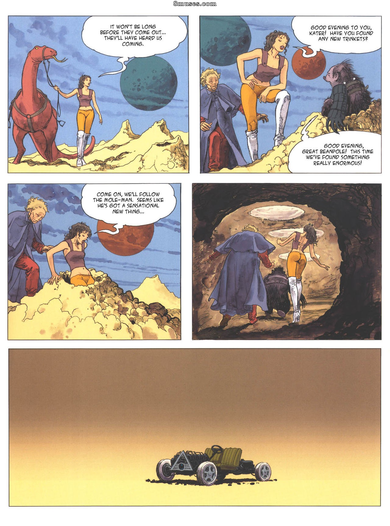 Milo Manara Comics - Piranese - The Prison Planet - Page 18