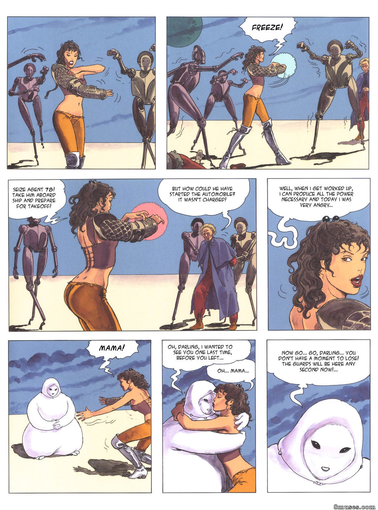 Milo Manara Comics - Piranese - The Prison Planet - Page 32