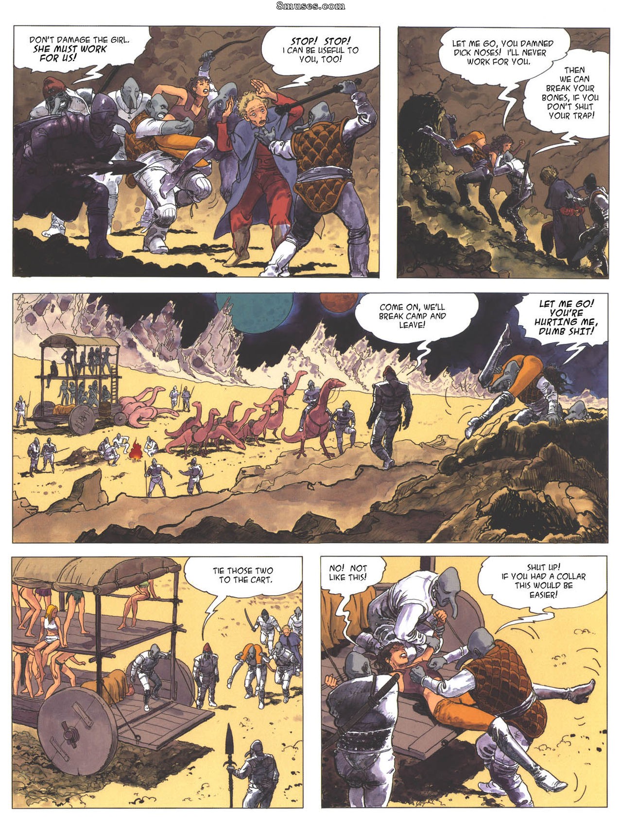 Milo Manara Comics - Piranese - The Prison Planet - Page 20