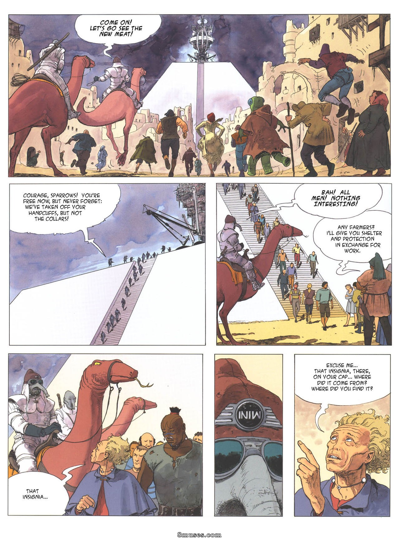 Milo Manara Comics - Piranese - O planeta prisão - Página 13