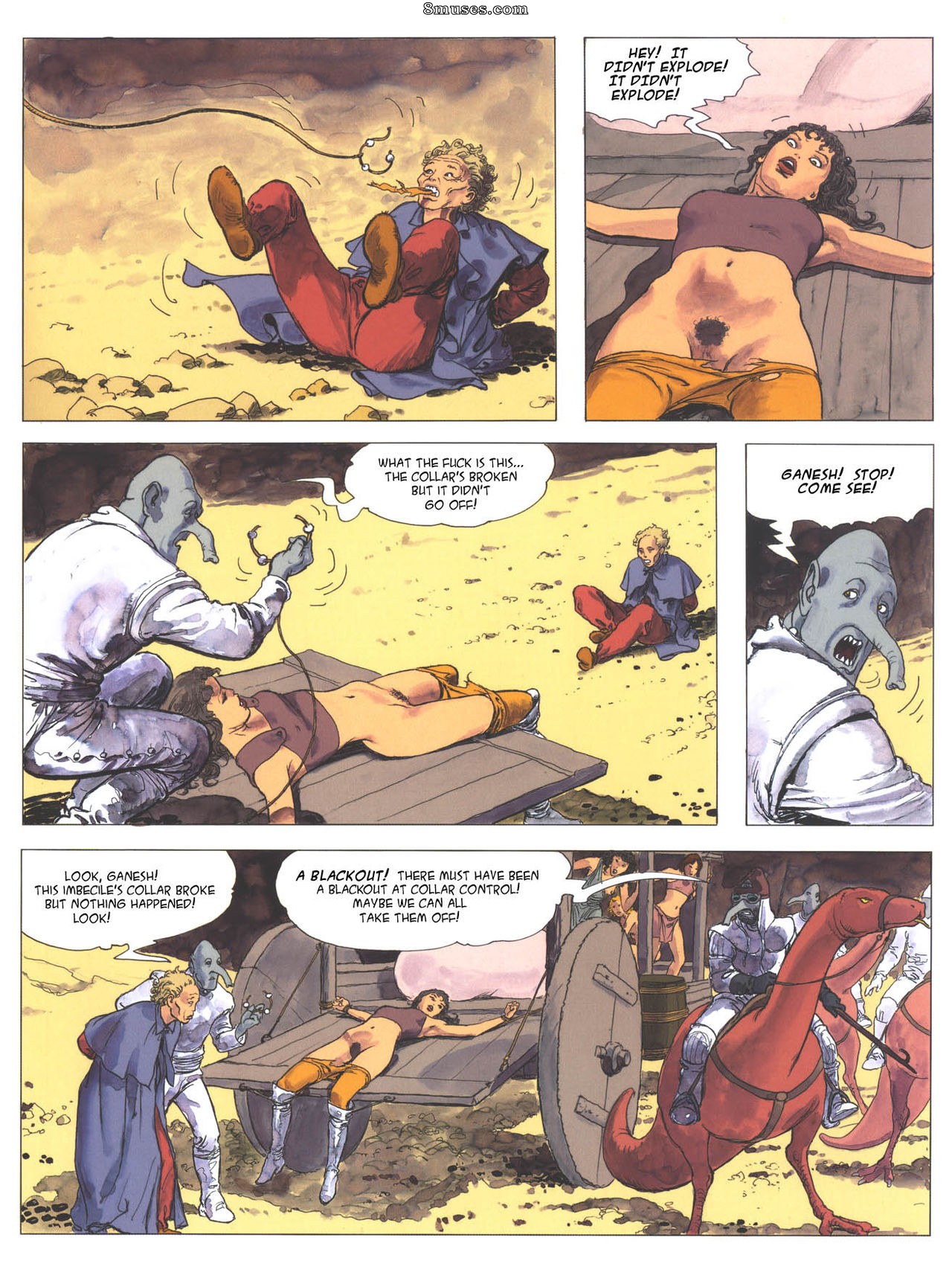 Milo Manara Comics - Piranese - O planeta prisão - Página 24