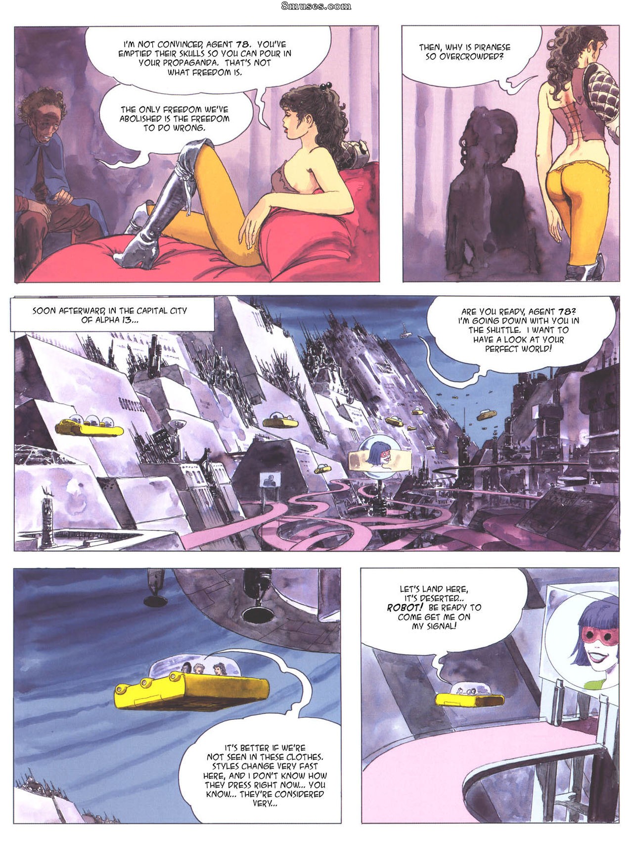 Milo Manara Comics - Piranese - O planeta prisão - Página 37
