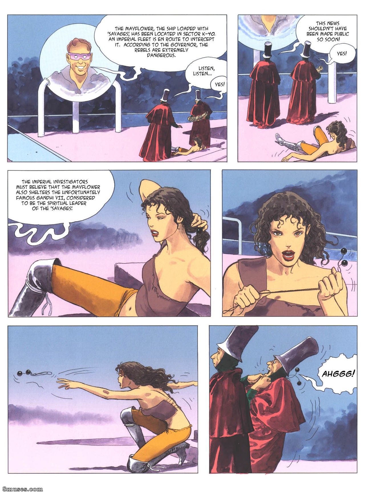 Milo Manara Comics - Piranese - El planeta prisión - Página 42