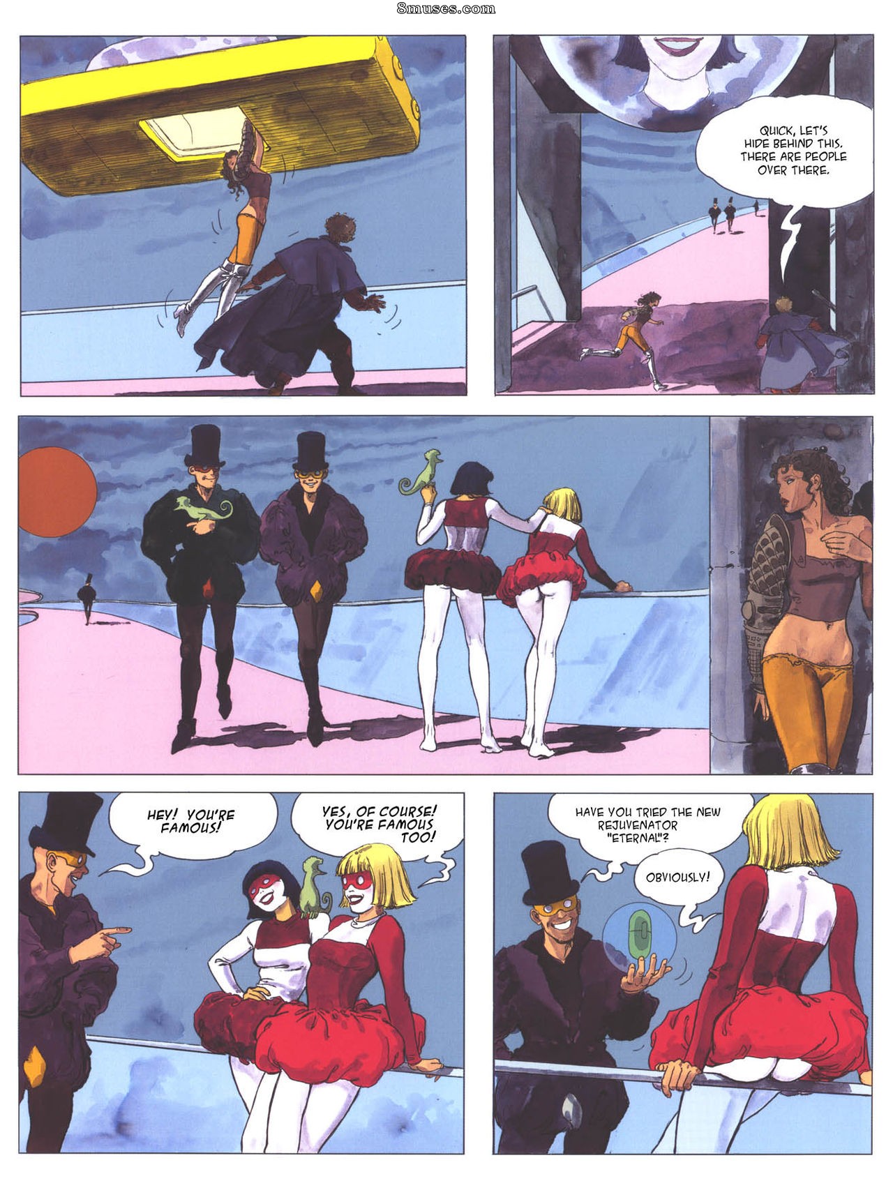 Milo Manara Comics - Piranese - The Prison Planet - Page 38