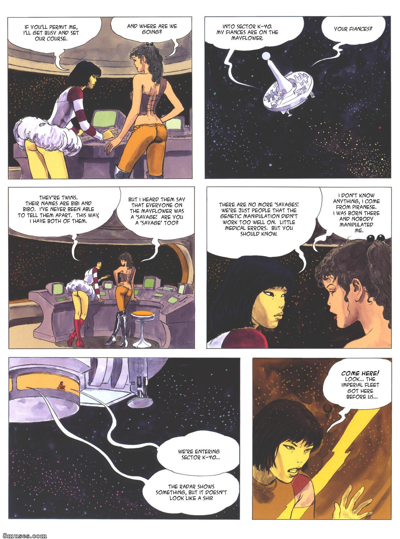 Milo Manara Comics - Piranese - El planeta prisión - Página 45