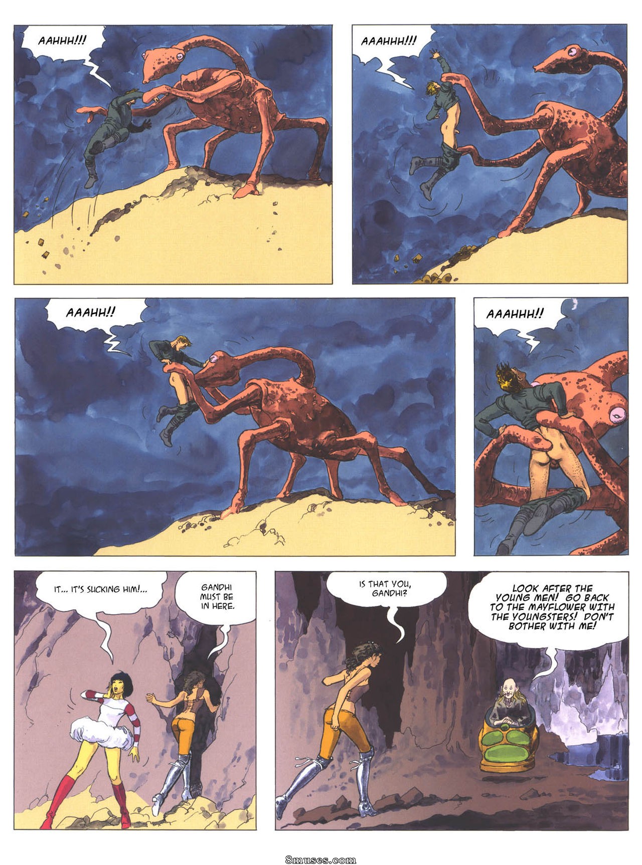 Milo Manara Comics - Piranese - O planeta prisão - Página 49