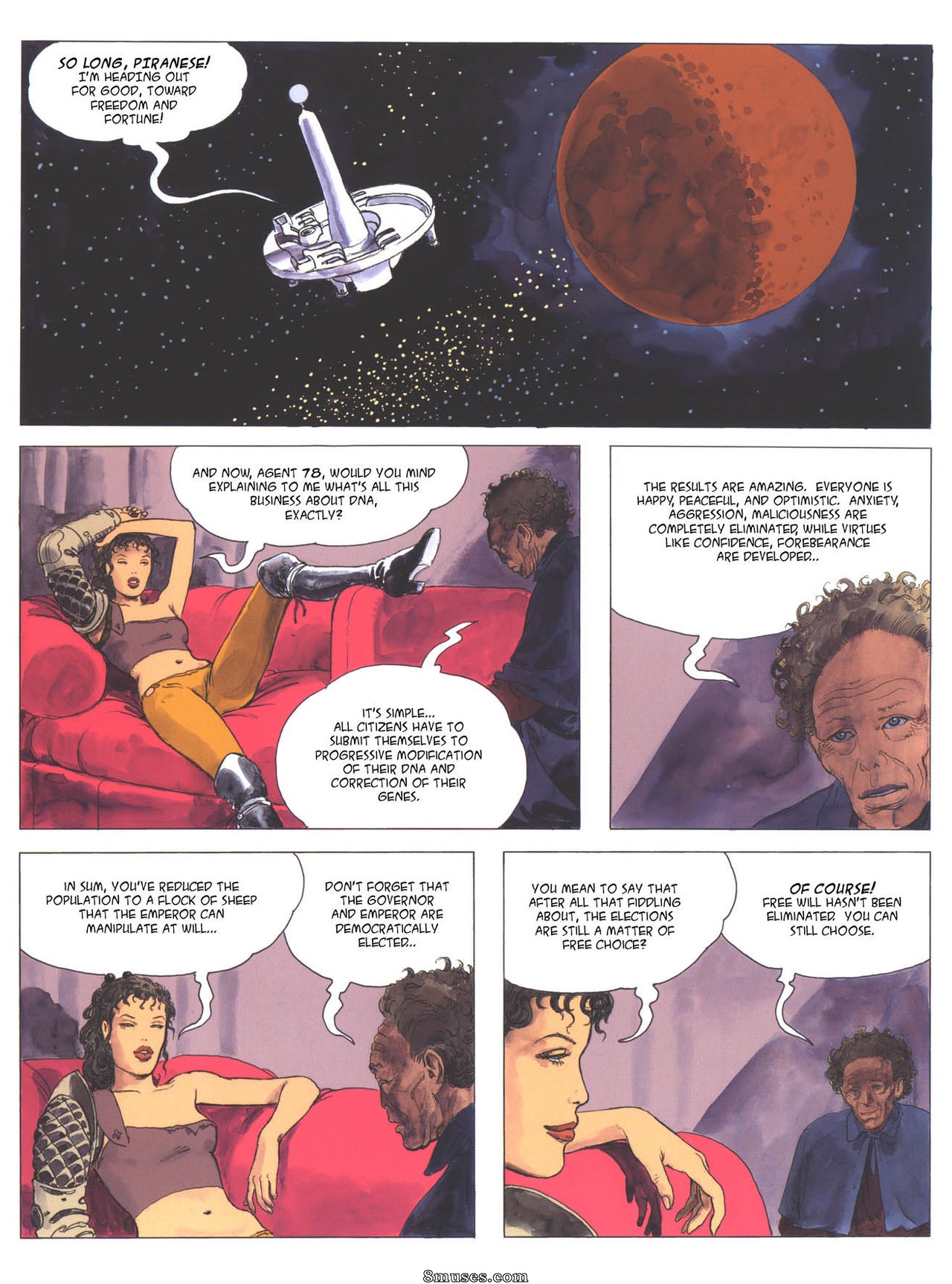 Milo Manara Comics - Piranese - El planeta prisión - Página 36