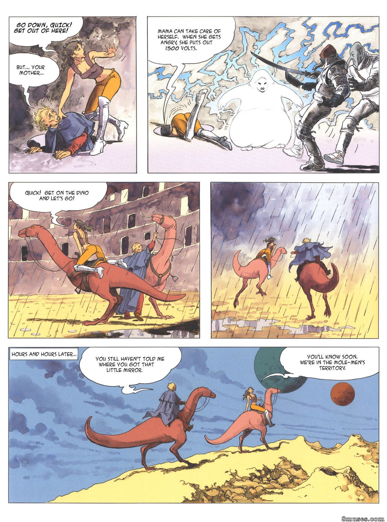 Milo Manara Comics - Piranese - El planeta prisión - Página 17