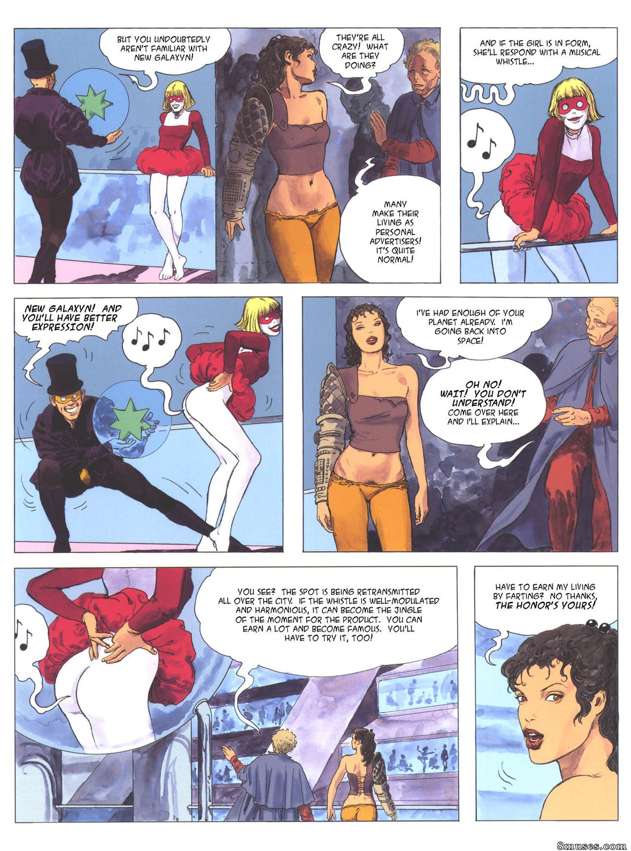 Milo Manara Comics - Piranese - The Prison Planet - Page 39