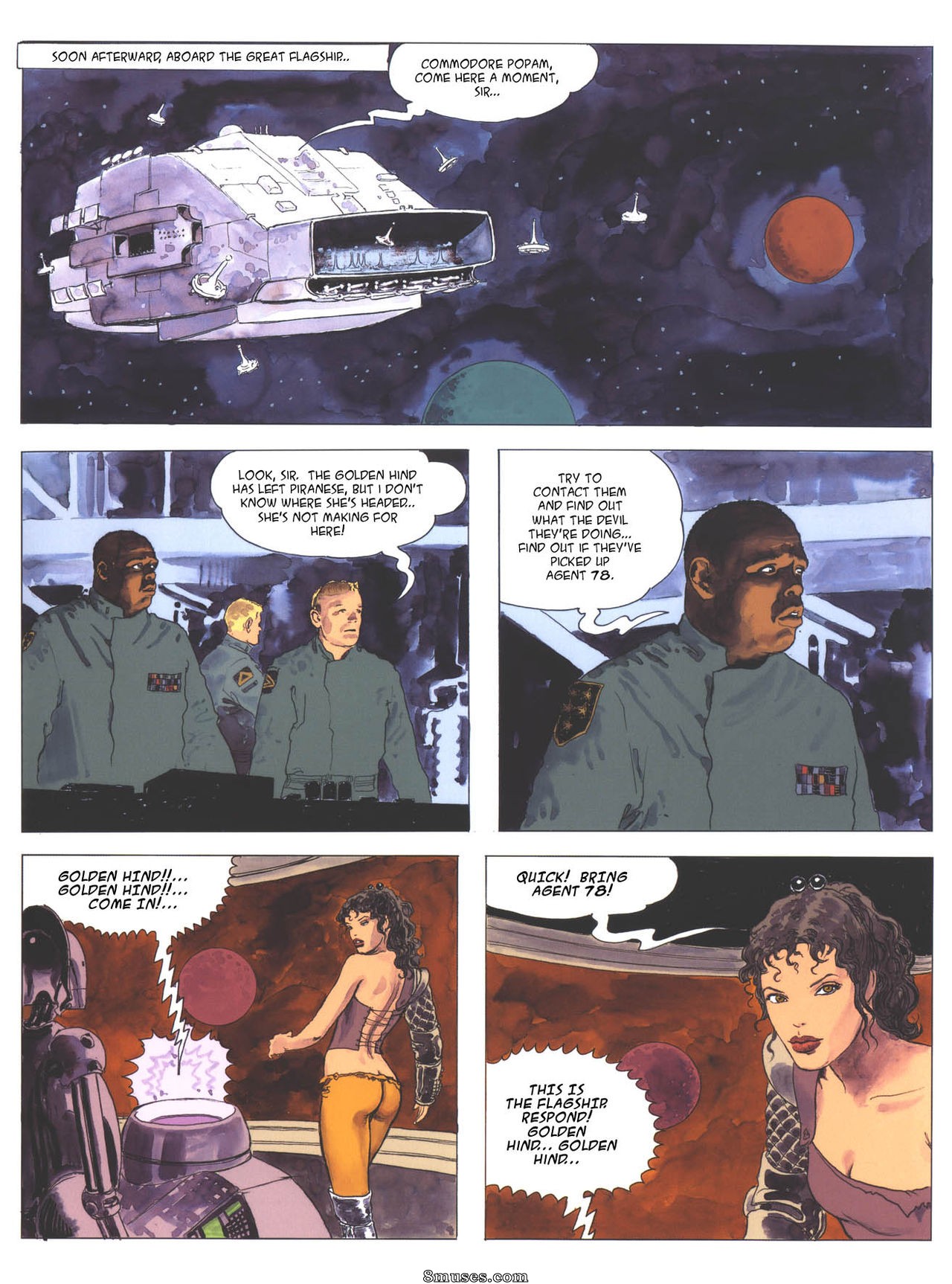 Milo Manara Comics - Piranese - O planeta prisão - Página 34