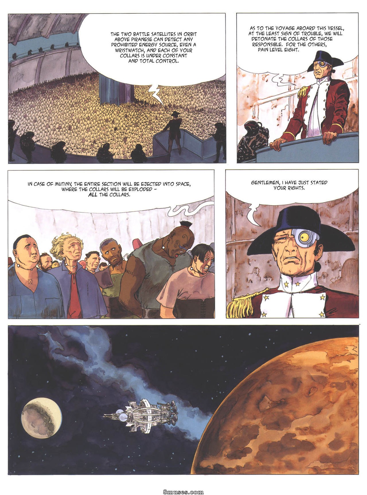 Milo Manara Comics - Piranese - O planeta prisão - Página 11
