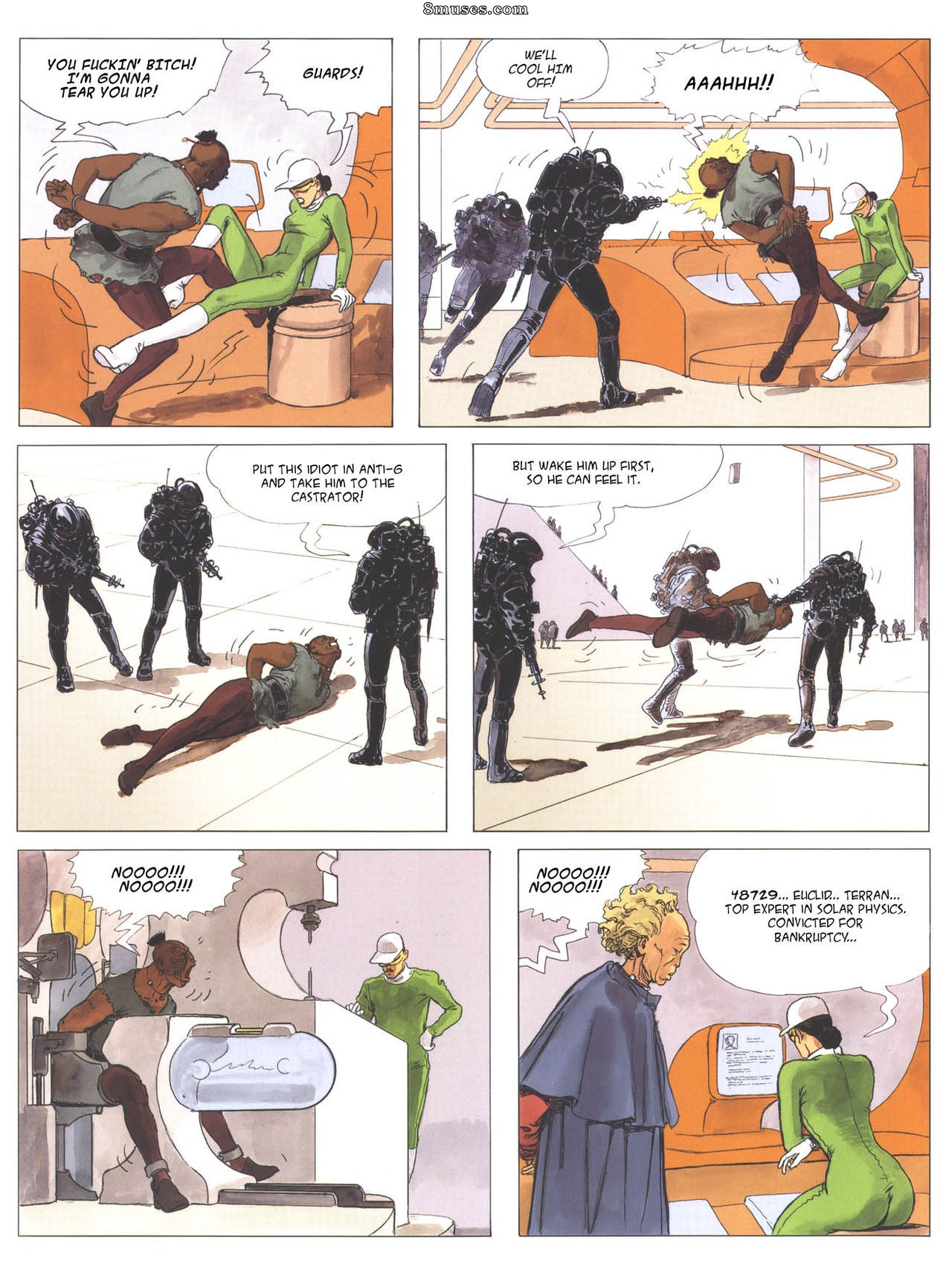 Milo Manara Comics - Piranese - O planeta prisão - Página 9