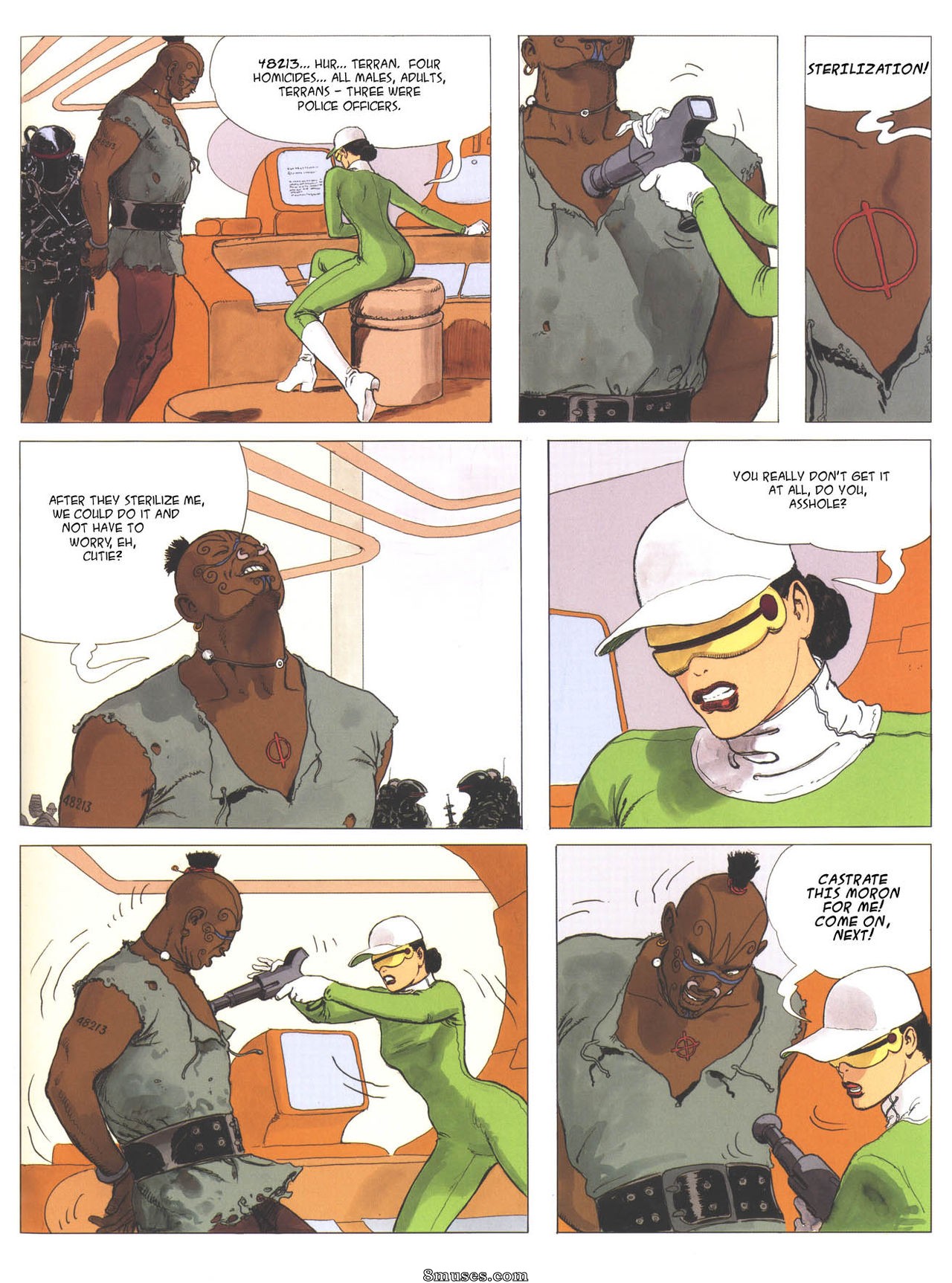 Milo Manara Comics - Piranese - El planeta prisión - Página 8