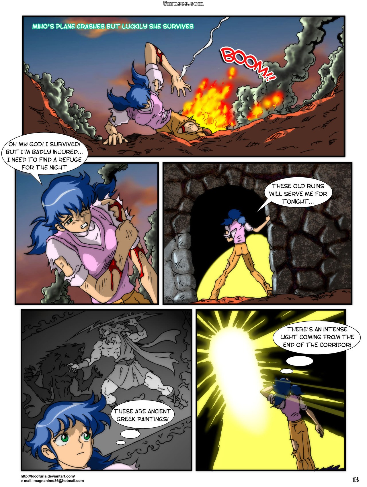 Page 18 | Locofuria-Comics/Lycaon-The-Wolf-God/Issue-1 | 8muses - Sex Comics