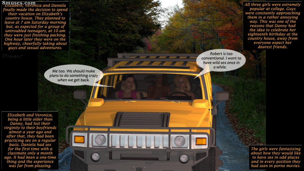 3DMonsterStories.com Comics - Nursing Girls - New Version - Page 2