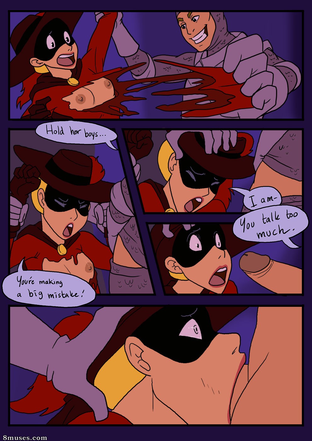 DontFapGirl Comics - The Crimson Avenger - Page 2